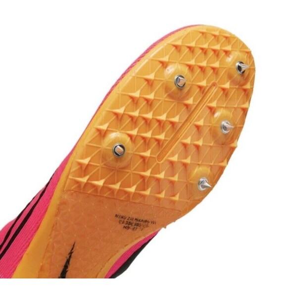 Size 8.5 Nike Zoom Mamba 6 Hyper Pink Racing Track Spikes Women’s 10 DR2733 600 - Picture 6 of 6